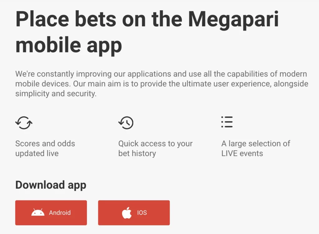 Megapari app